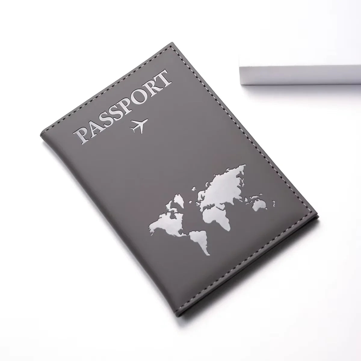 RFID Leather Passport Holder - Vintage Travel Wallet Case for Men & Women with ID and Card Storage