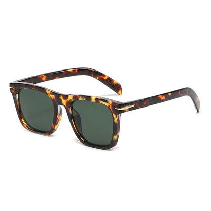 Vintage Square Sunglasses for Men – Classic Retro Gradient Designer Shades