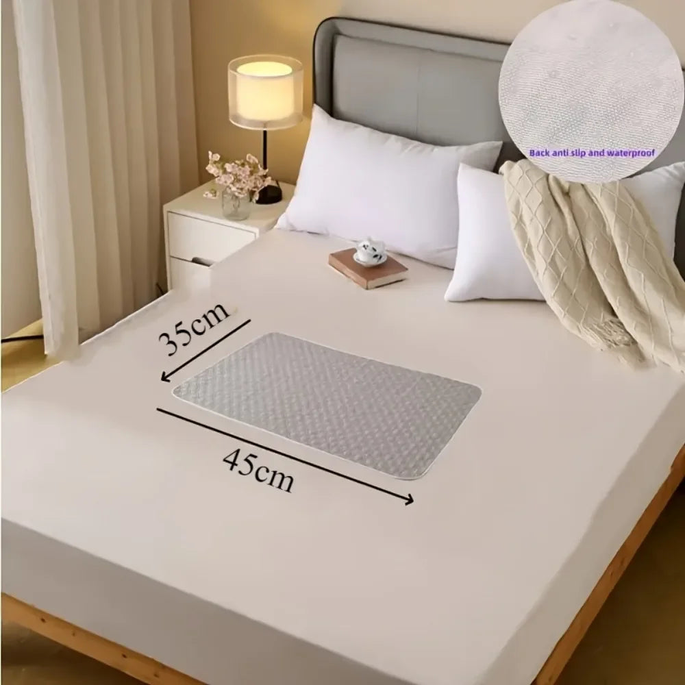 Breathable Waterproof Urine Mattress – Washable Cotton Bed Cushion for Nursing & Diaper Care, Extra Large Size