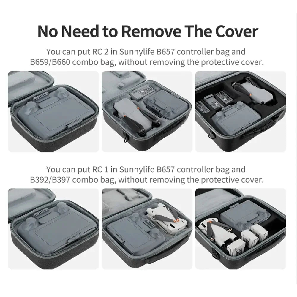 DJI Mini 4 Pro RC2 Remote Controller Sun Hood Sunshade Screen Protector - Protective Shell Cover for DJI Air 3 Accessories