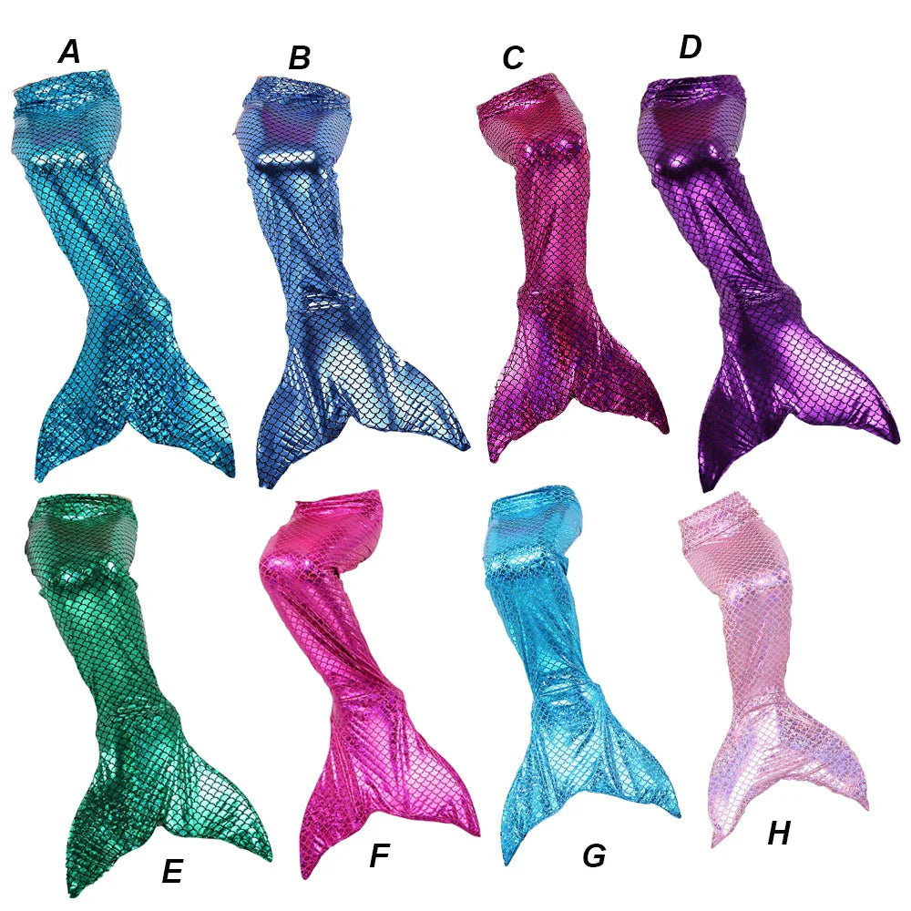 Little Girl Mermaid Tail Swimsuit — Kids Beach Bikini Cosplay Costume, Perfect Birthday Gift for Girls