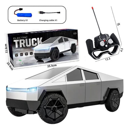 Tesla Pickup RC Car Model | Drop-Resistant Simulation Toy with Color Box for Kids & Christmas Gifts