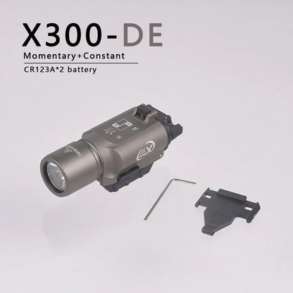 SureFire M600C/M600/M300/X300 Tactical Scout Light — Rifle Flashlight with Momentary Pressure Switch, US Warehouse