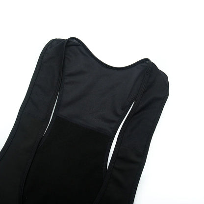YKYWBIKE Men's Thermal Fleece Cycling Bib Tights – Warm Road Bike Pants for 5-15°C Riding