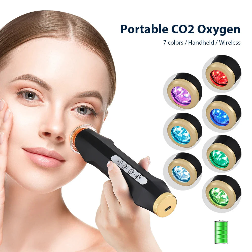 Oxygen Bubble Pen - Portable CO2 Oxygen Facial Machine for Skin Care, Facial SPA & Beauty Treatment