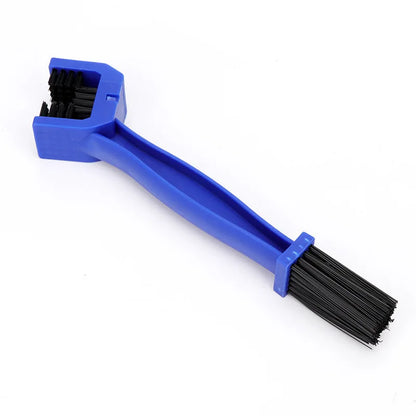 Motorcycle Chain Brush Cleaner — Plastic Bike & Moto Scrubber, Outdoor Chain Cleaning Tool for Road & Maintenance