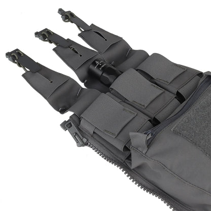 Assault Adapt Banger Back Panel Zip-On Rear Pack – Tactical Vest FCPC V5 Plate Carrier Accessories Bag with GP Pouch & Multitools Pocket
