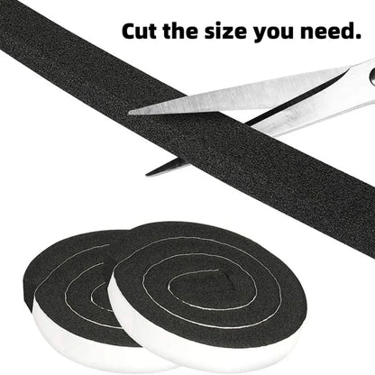 4M Foam Self-Adhesive Sealing Strip - Wearable Sliding Dustproof Sponge Tape for Door & Window - Soundproof Home Insulation