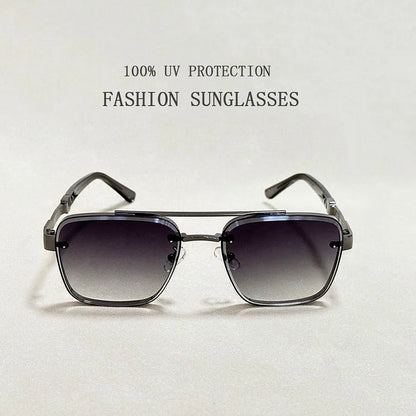 Luxury Square Sunglasses — Vintage Unisex Fashion Shades with UV Protection for Men & Women