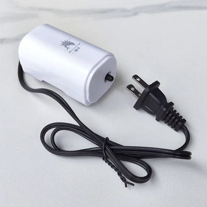 Ultra Silent 3W Aquarium Air Pump - 220V-240V Mini Fish Tank Oxygen Compressor (110V Option)