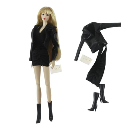 Handmade BABI Doll Clothes – Overcoat Outfit for 11.5-inch (30cm) BJD Dolls, Multiple Styles Gift Set