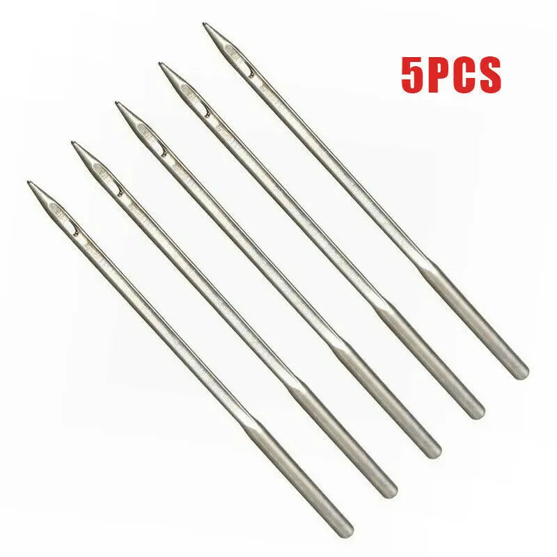 5/10 Pcs Sewing Leather Awl Needles Tool Set – Crochet Bent Hook Needle Stitcher for Shoes DIY Repair and Craft Making