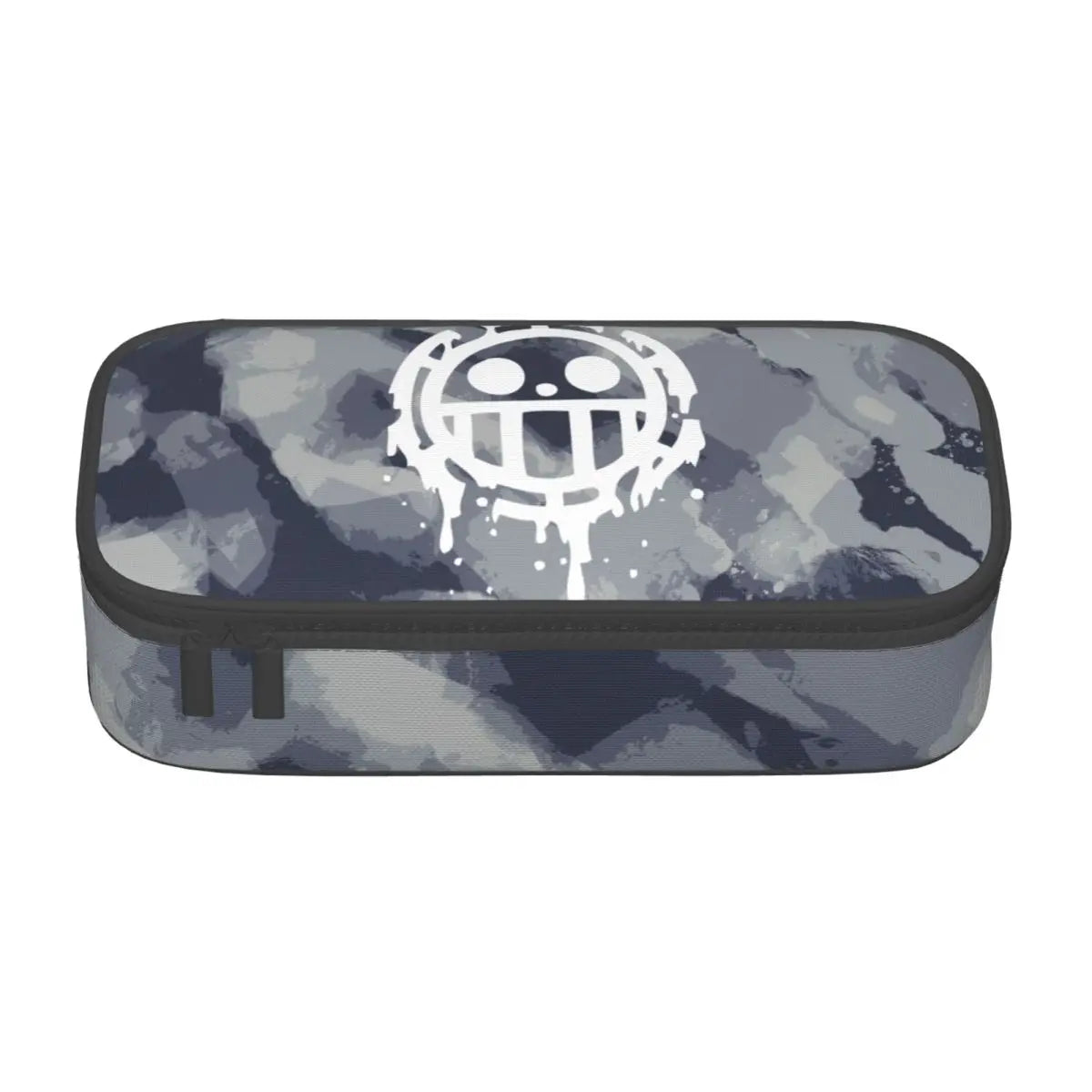 Cute Custom One Piece Pencil Case – Large Capacity Straw Hat Pirates Skull Stationery Bag for Boys & Girls