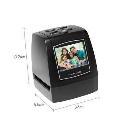 Portable Negative Film Scanner - 35mm/135 Slide Converter with 2.4" LCD Photo Viewer & Digital Image Editing