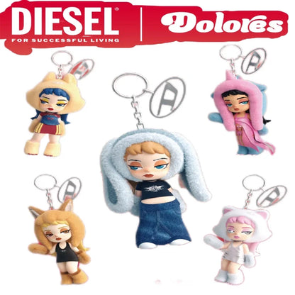 DIESEL x Dolores Limited Edition Plush Pendant – Hanging Bag Accessory Toy
