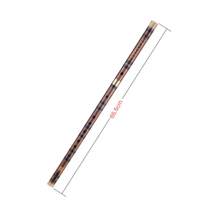 Pluggable Bitter Bamboo Dizi Flute – Handmade Traditional Chinese Woodwind Instrument, Key C/D/G for Professional Performance
