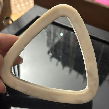Exaggerated Thick Resin Off-White Imitation Marble Wide Bracelet – Stylish Jewelry for Women’s Party & Vacation