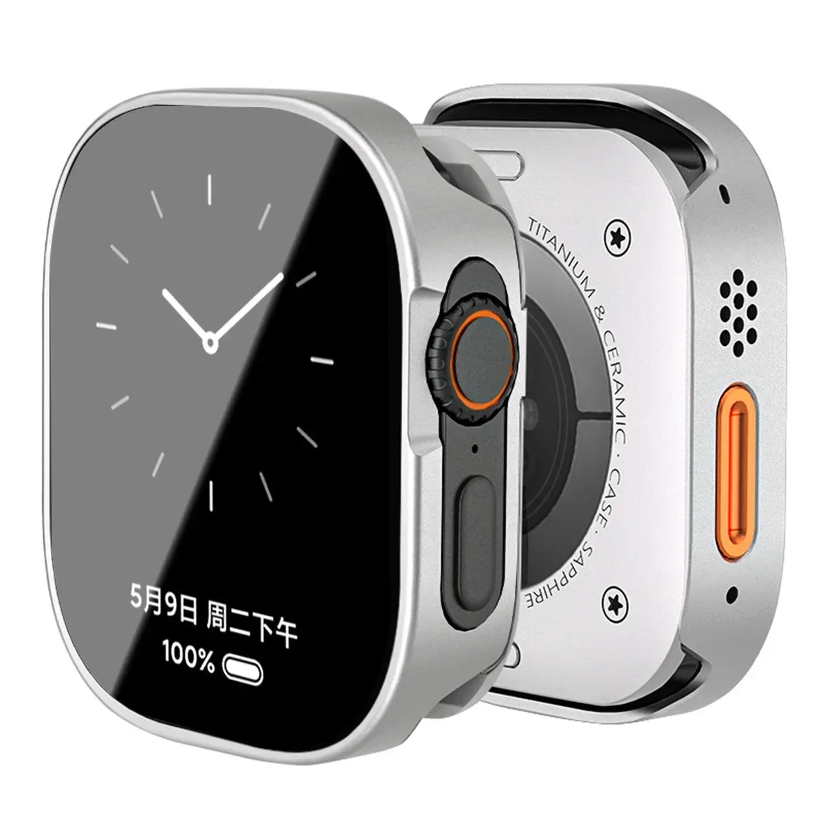 Waterproof Aluminum Alloy Case for Apple Watch Ultra 3/2 49mm – Full Coverage Metal Protective Cover for iWatch Series 11/10/9/8/7/SE3 45mm/44mm/46mm