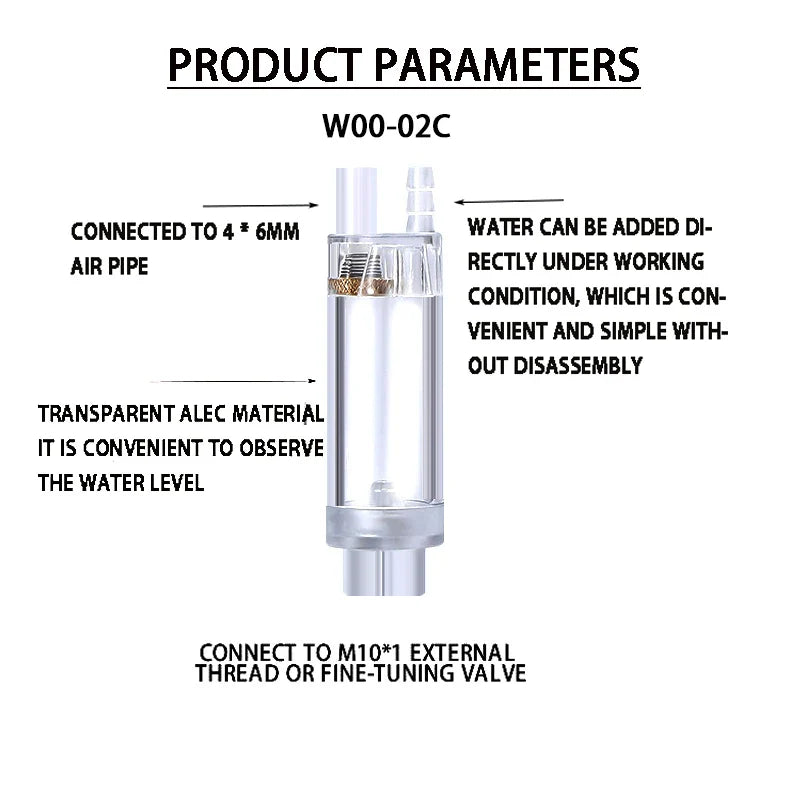 ZRDR Aquarium CO2 Bubble Counter – CO2 Generator Regulator with Single/Double Head Fine-Tuning Valve