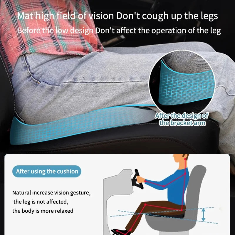 Non-Slip Orthopedic Memory Foam Prostate Cushion – Tailbone & Sciatica Pain Relief for Chair and Car Seat Comfort