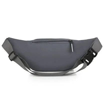 Men’s Canvas Waistpack – Ultra-Thin Anti-Theft Fanny Pack for Sports, Running & Outdoor Leisure