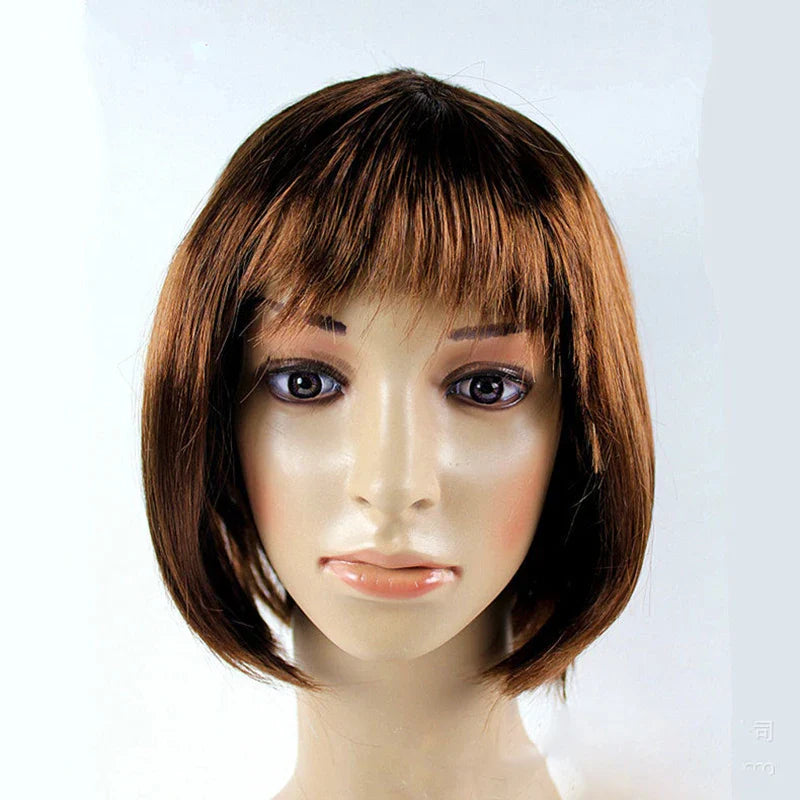 Pretty Short Bob Wig for Women – Natural Fashion Synthetic Wig for Halloween, Cosplay, Anime, and Daily Party Wear