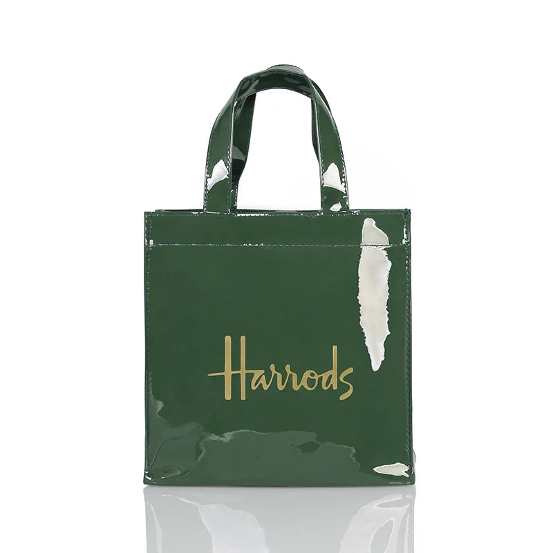 Simple Stylish PVC Reusable Shopping Bag – Luxury Eco-Friendly Waterproof Tote for Summer Beach