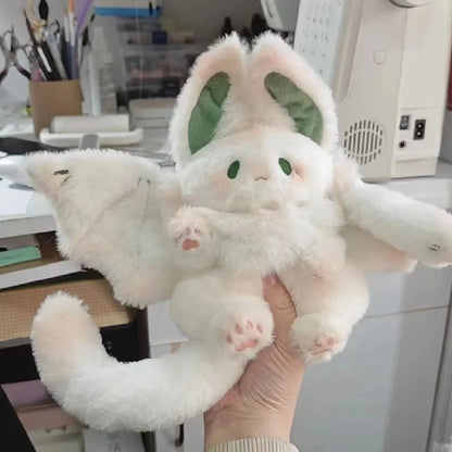 Kawaii Bat Plush Toy – Manta Magical Spirit Rabbit Stuffed Animal Pillow, Soft Plush Doll for Kids, Girls & Women Gift