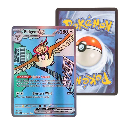 60-100Pcs English Pokemon Cards – Holographic EX, Vstar, Vmax, GX, Charizard, Mewtwo & Evolution Combos