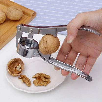 Stainless Steel Garlic Press Crusher — Handheld Garlic Smasher & Mincer Manual Squeezer Kitchen Tool