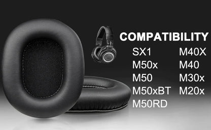 KUTOU Replacement Ear Pads for Audio Technica ATH M50X/M70/M40X/M30X & 7506 – Soft Cushion Covers