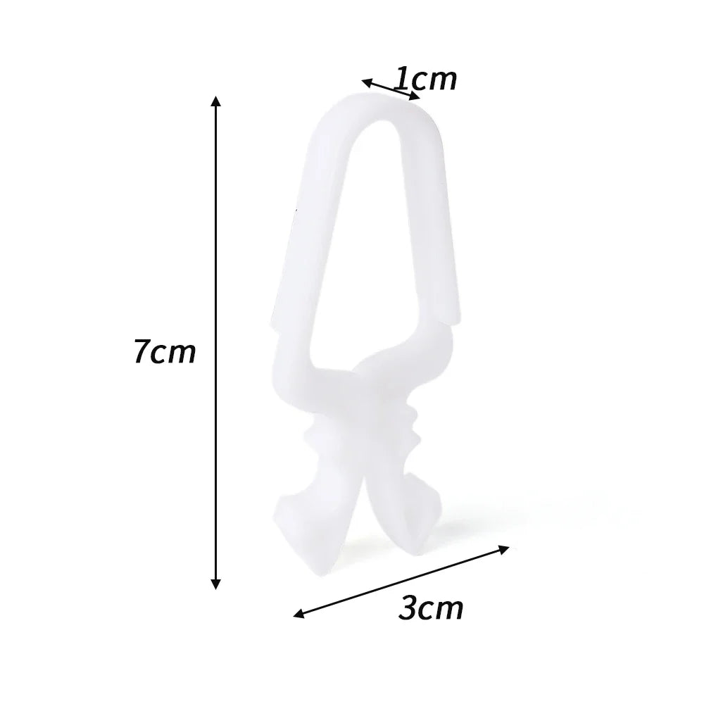 10/2PCS Plastic Clothespins — Hanging Pegs & Clamps for Laundry, Towels, Clothing, Hats, Home Storage Hooks