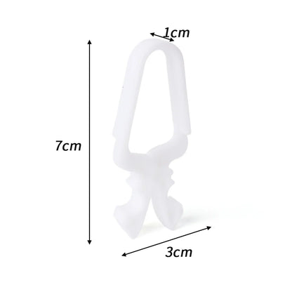 10/2PCS Plastic Clothespins — Hanging Pegs & Clamps for Laundry, Towels, Clothing, Hats, Home Storage Hooks