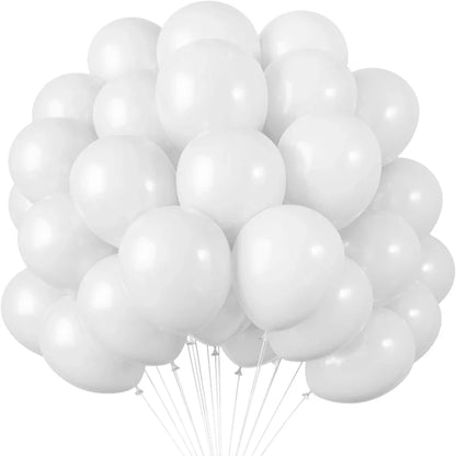 Baby Blue Latex Balloons Set (5–12 Inch, 10/20/30pcs) – Wedding, Baby Shower & Birthday Party Decorations in Mixed Colors
