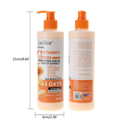 Vitamin C Body Lotion – Moisturizing & Nourishing Body Cream for Skin Repair, Anti-Chapping & Brightening