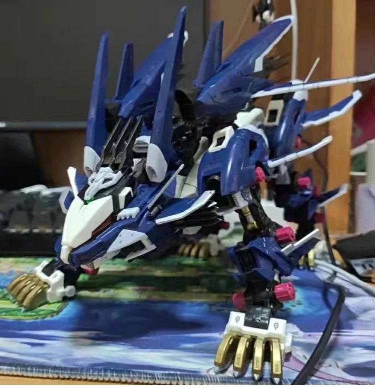 BT Building Blocks ZOIDS RZ-041 Liger ZERO Jager — 1:72 Scale Full Action Plastic Model Kit, Assemble Toy, Christmas Gift for Children