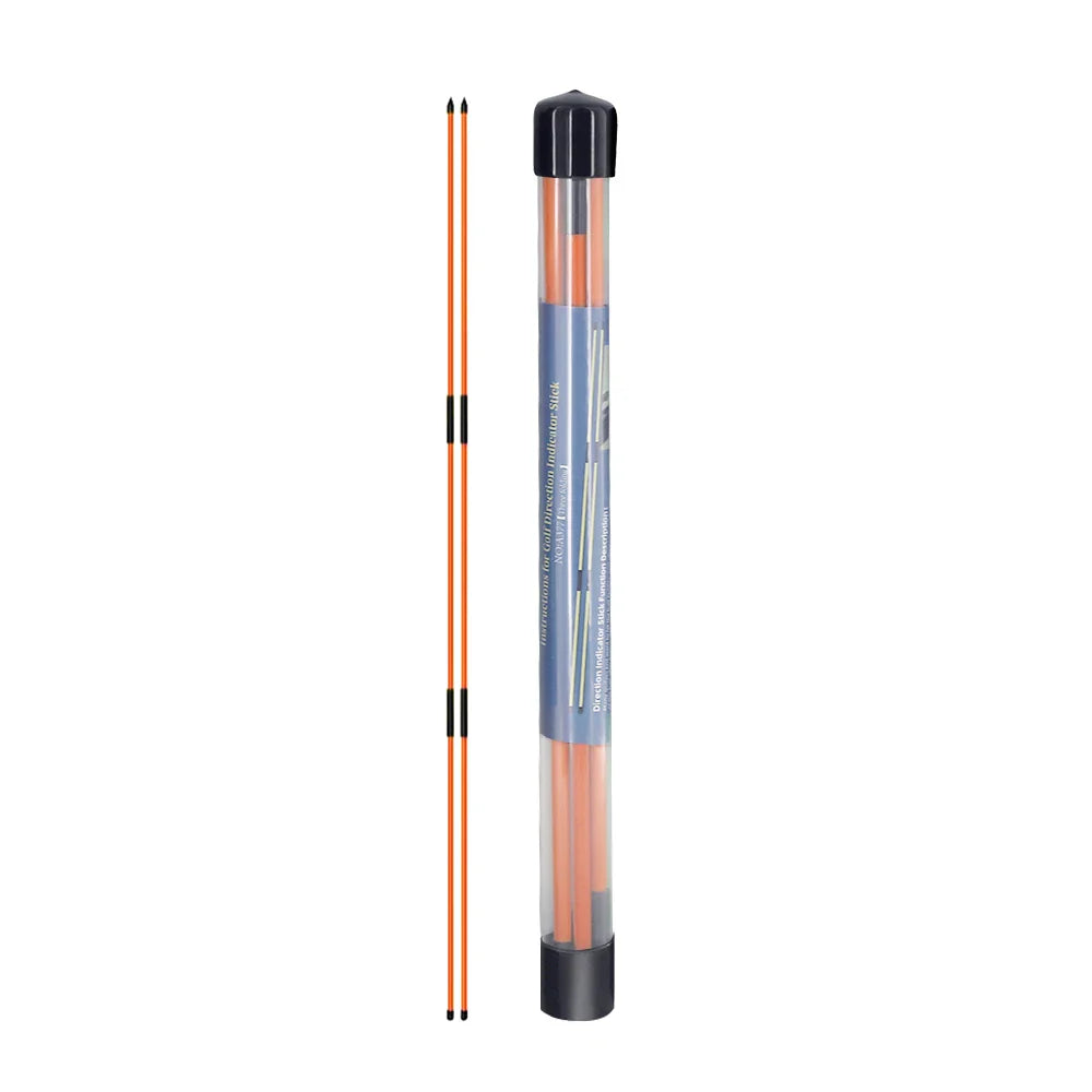 Golf Swing Training Alignment Sticks – 2 Sets 48” Collapsible Practice Rods in 5 Colors