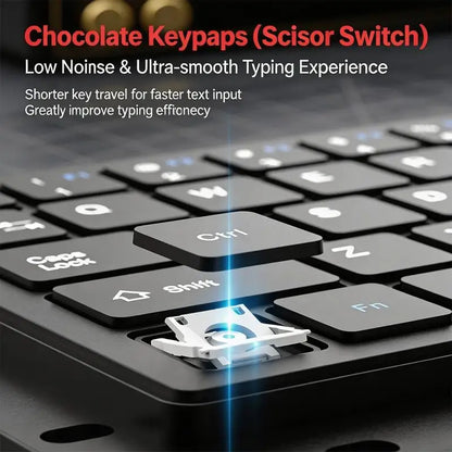 64-Key USB Industrial Keyboard - Embedded Trackball & Silent Keys for Office and Factory Use D2RC
