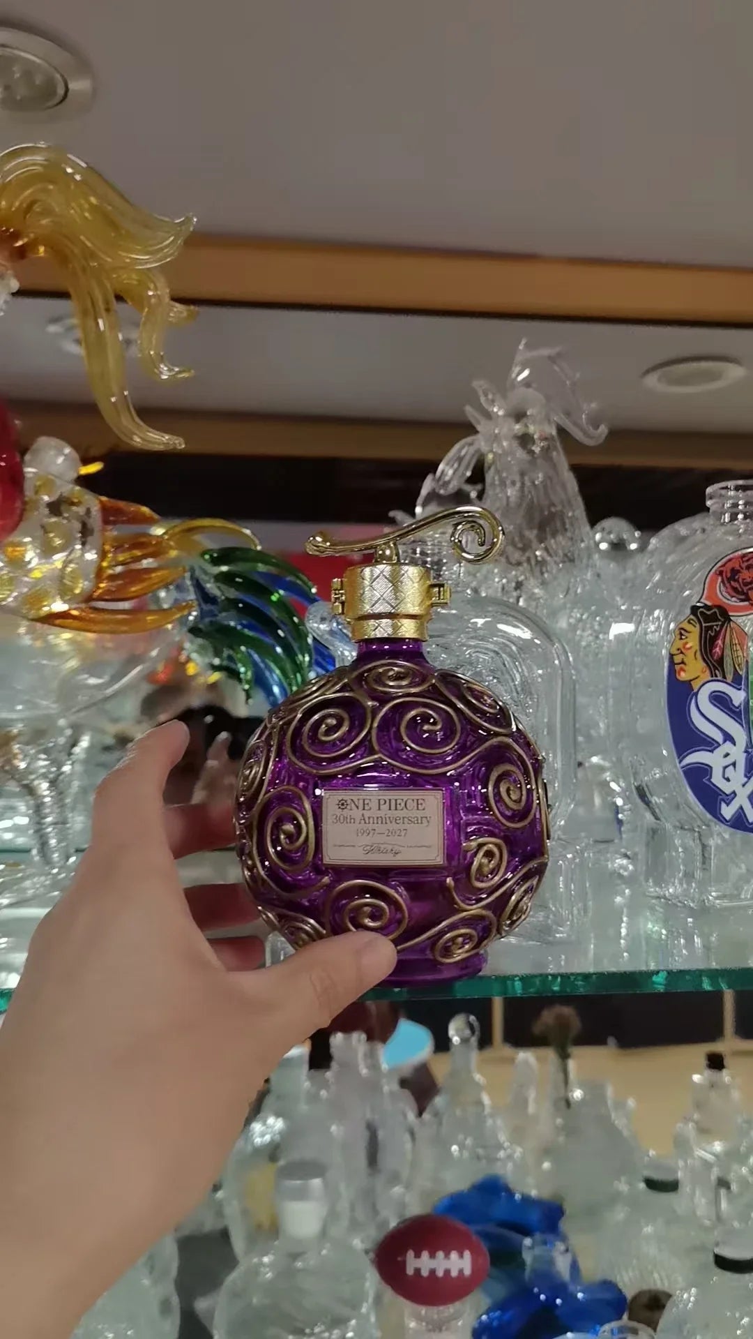 Anime Devil Fruit Decanter - 30th Anniversary Collectible Glass Barware & Home Decor