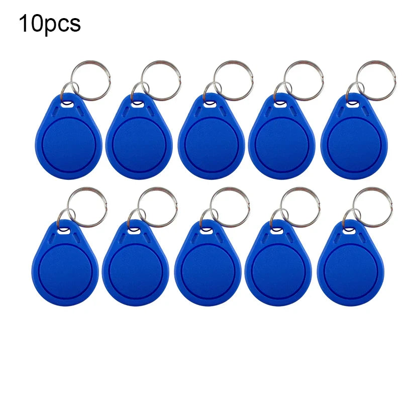 10/50/100pcs 13.56MHz RFID Key Fobs – Read Only S50 Proximity IC Smart Card Tokens for Access Control System