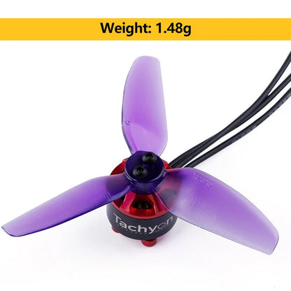 2 Pairs HQProp T3X3X3 3030 3-Blade Propellers – CW & CCW for RC FPV Freestyle 3" Toothpick & Cinewhoop Ducted Drones