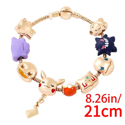 Pokémon Cartoon Bracelet - Adjustable Alloy Anime Bracelet Gift for Fans