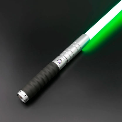 TXQSABER Heavy Dueling Lightsaber – Neo Pixel RGB Laser Saber with Metal Hilt, Smooth Swing Combat Cosplay Luminous Toy for Kids