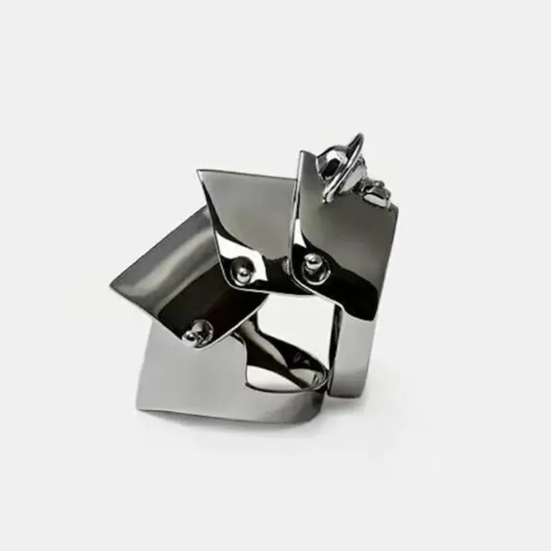 Anime Oosaki Nana Cosplay Metal Knuckle Rings – Unisex Punk Hip-Hop Finger Armor Jewelry Prop