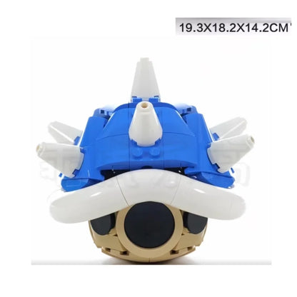 MOC Game Anime Figure Set 40787 — DIY Kart Spiny Shell Turtle Building Blocks for Kids