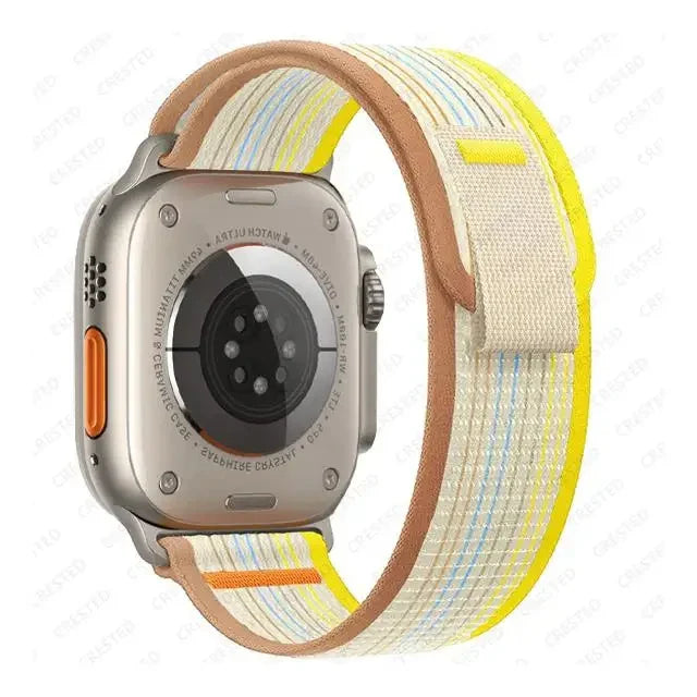 Trail Loop Strap for Apple Watch – Adjustable Band for 49mm 45mm 44mm 42mm 41mm 40mm, Compatible with Series 9 8 7 6 SE 5 4 3