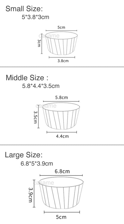 50pcs Newspaper Style Cupcake Liners: Middle Size Baking Cups for Wedding Party, Tulip Muffins, Oilproof Cake Wrappers