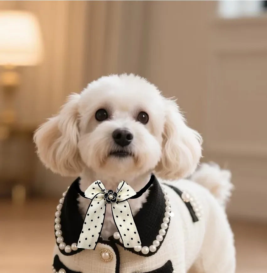 50/100pcs Polka Dot Dog Bow Ties – Cute Puppy Pet Necktie Grooming & Decoration Accessories for Dogs & Pets