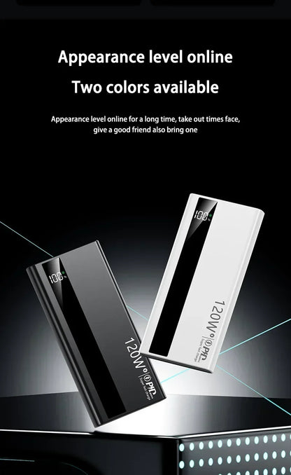 Xiaomi 500000mAh High-Capacity Power Bank — 120W Super Fast Charging Portable Battery Charger for iPhone, Samsung, Huawei