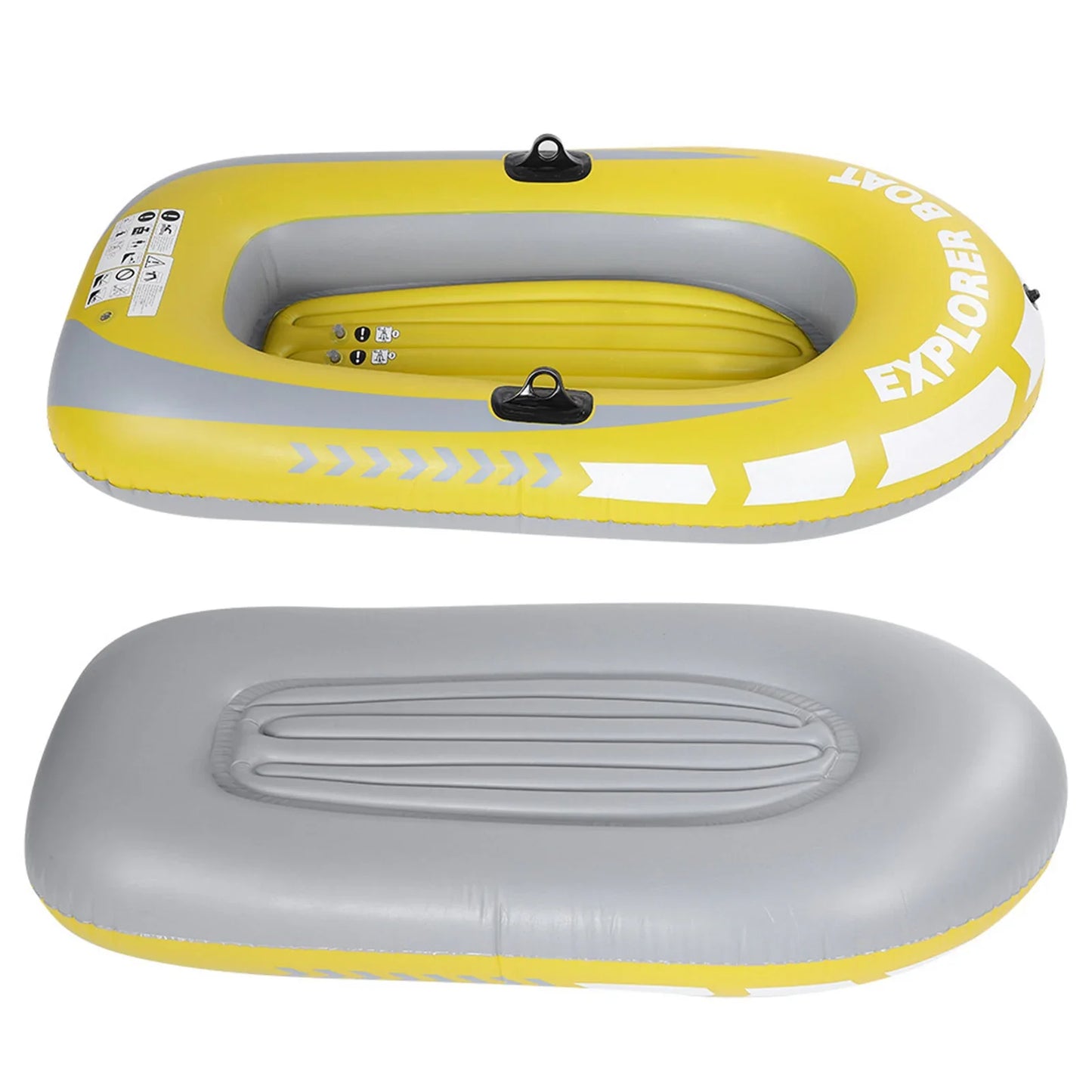PVC Inflatable Kayak – 2-Person Canoe for Rowing, Fishing, Drifting & Diving Air Boat